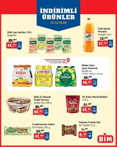 BİM İndirimli Ürünler 10.01.2026 - Broşürünün önizlemesi