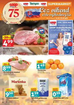 Náhľad COOP Jednota letáku platného od 24.10.2025
