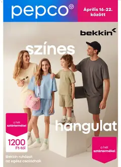 Pepco - Pepco akciós újság megtekintése, amely érvényes 2026.04.16.-től