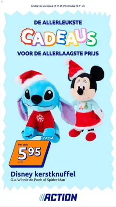Voorbeeld van Cadeautjesfolder van winkel Action geldig vanaf 12-11-2025