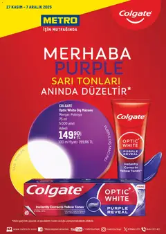 Metro Gıda | Kozmetik | Deterjan 27.11.2025 - Broşürünün önizlemesi