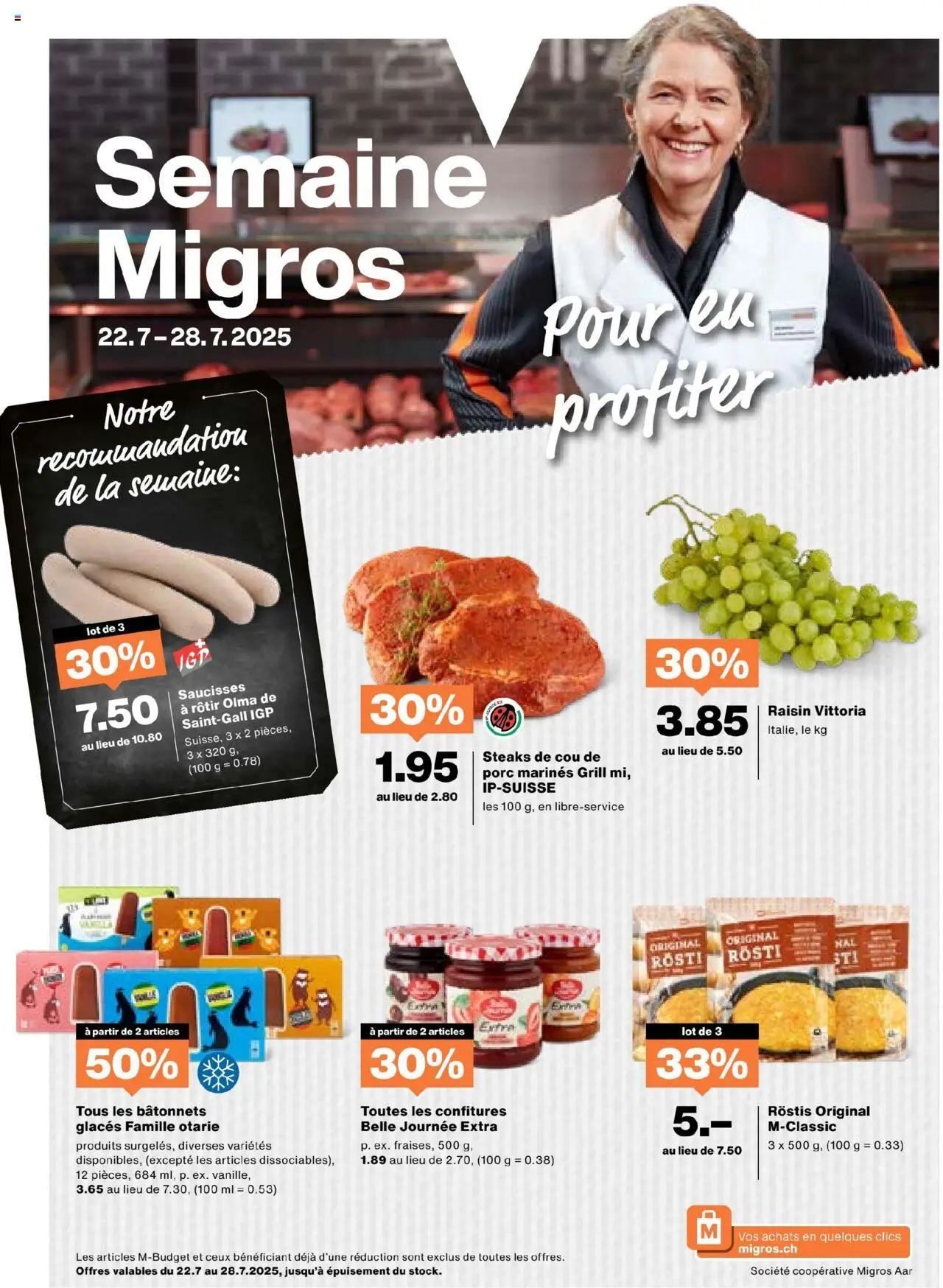 Migros Aktionen FR ab 22.07.2025 - Seitennummer 1