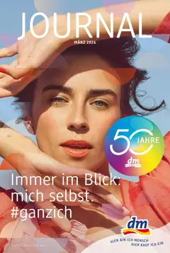 Vorschau der Angebote: dm drogerie markt dm: Journal März 2026 gültig ab 11.03.2026