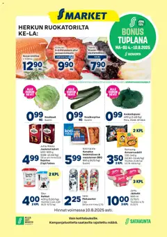 Kaupan S-market Tarjoukset esikatselu, voimassa 04/08/2025