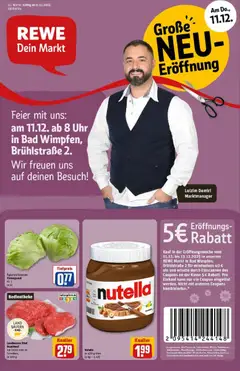 Vorschau von dem Prospekt des Geschäftes Rewe, gültig ab dem 07.12.2025