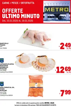 Anteprima dell'opuscolo Volantino Offerte Freschissimi dal negozio Metro valido da 15/01/2026