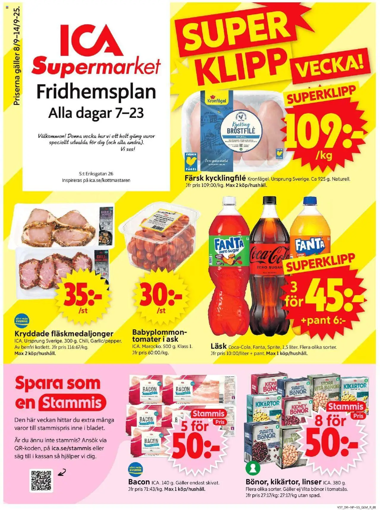 Stockholm är giltig 08/09 2025 > Veckans Erbjudanden gäller från 08/09/2025 till 14/09/2025 sidnummer 1