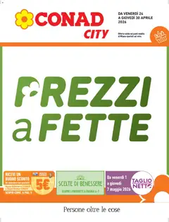 Anteprima dell'opuscolo Conad volantino City Lombardia dal negozio Conad valido da 24/04/2026