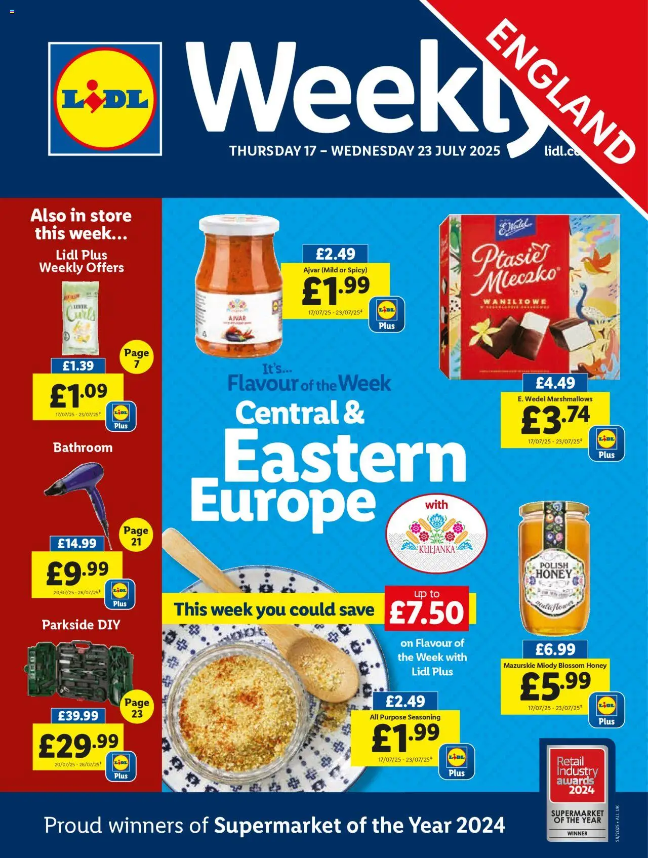 Lidl shop Lidl Weekly valid from 17/07/2025 - Page number 1 - Honey, Marshmallows