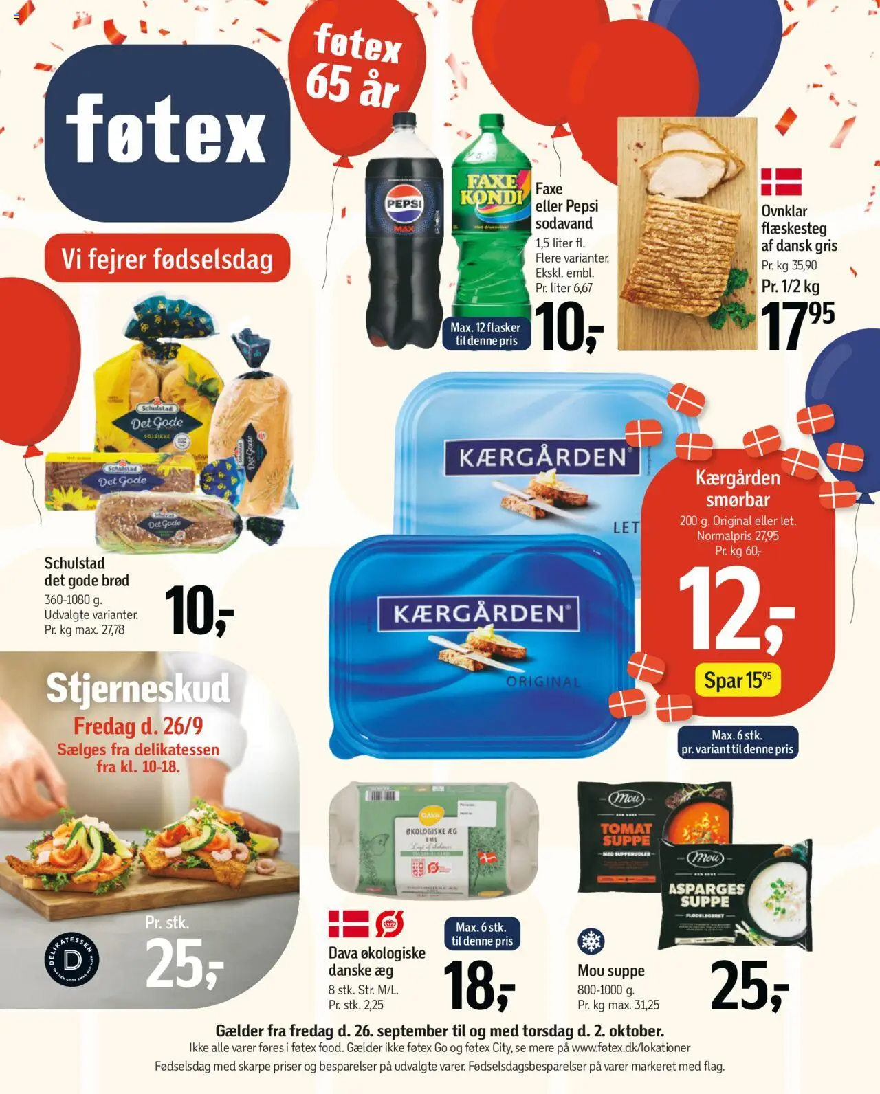 Føtex tilbudsavis gyldig fra 26/09/2025 - side 1