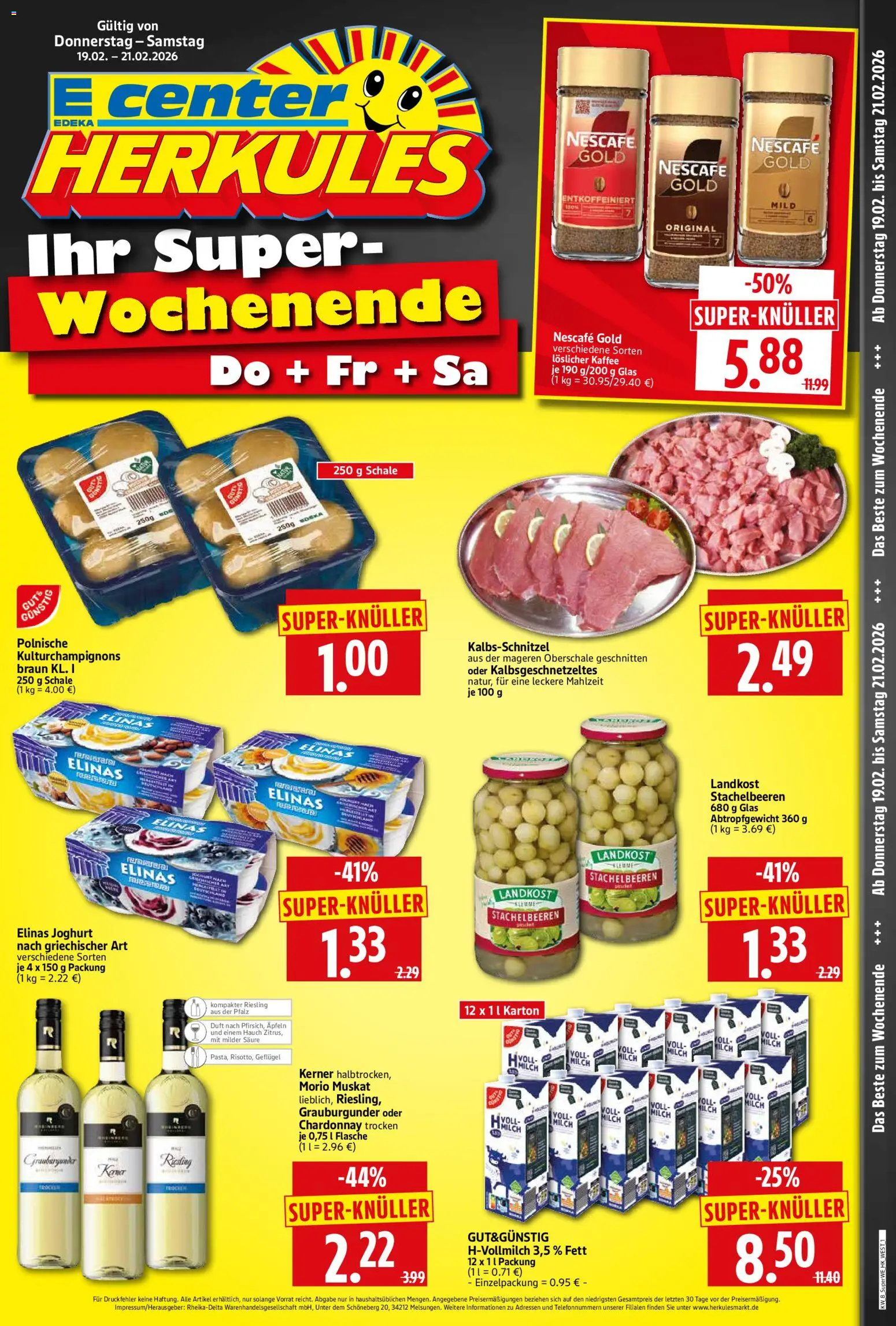 Vorschau von dem Prospekt des Geschäftes HERKULES, gültig ab dem 19.02.2026