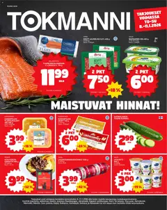 Kaupan Tokmanni Ruokatarjoukset esikatselu, voimassa 08/01/2026