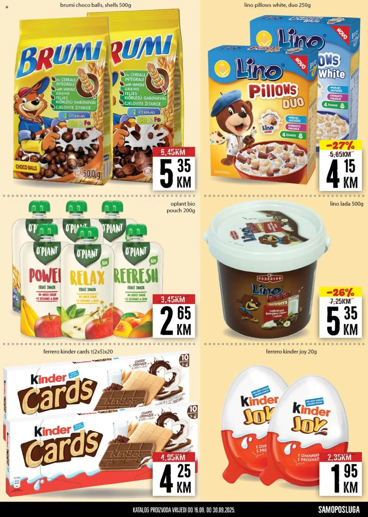 Pregled letka Katalog trgovine Prodex vrijedi od 2025.09.16