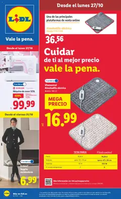 Vista previa del folleto de la tienda Lidl válido desde el 27/10/2025 