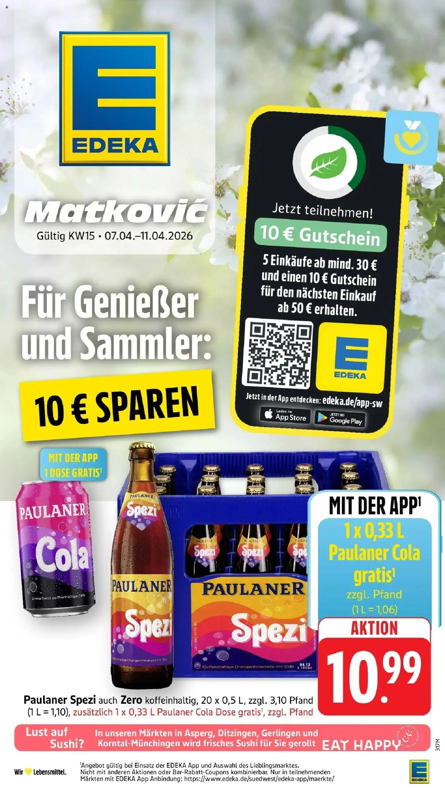 Vorschau von dem Prospekt des Geschäftes Edeka, gültig ab dem 05.04.2026