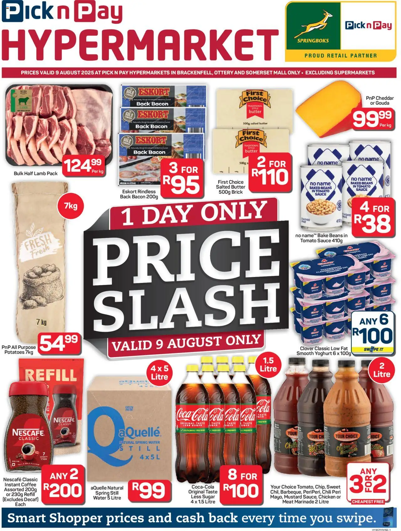Pick n Pay Western Cape - Hyper Price Slash Specials from 09/08 - 09/08/2025 > Promotions
