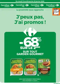 Prévisualisation de J'peux pas, j'ai promos ! du magasin Carrefour contact formulaire valide 13/01/2026