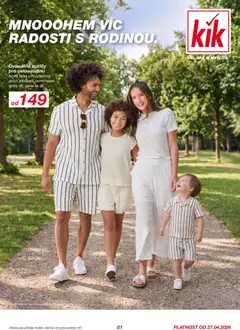 Náhled nabídky: Kik Kik leták platný od 27.04.2026