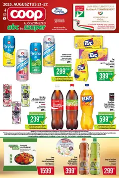 COOP - Tisza - Abc & Szuper megtekintése, amely érvényes 2025.08.21.-től