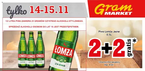 Pogląd gazetki "Niesłychanie Niskie Ceny" ze sklepu Gram Market ważnej od 12.11.2025