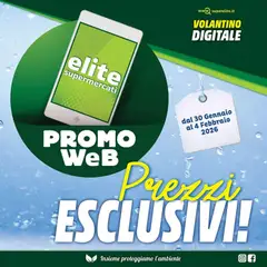 Anteprima dell'opuscolo Volantino Promo Web dal negozio Elite Supermercati valido da 30/01/2026