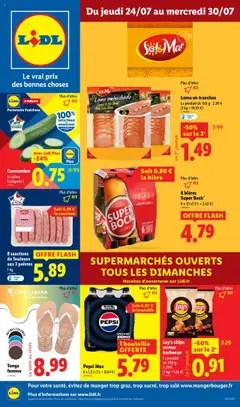 Prévisualisation de Catalogue de la semaine 29 du magasin LIDL formulaire valide 24/07/2025