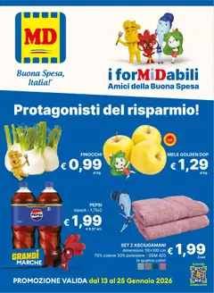 Anteprima dell'opuscolo Volantino Mantova dal negozio MD Discount valido da 13/01/2026