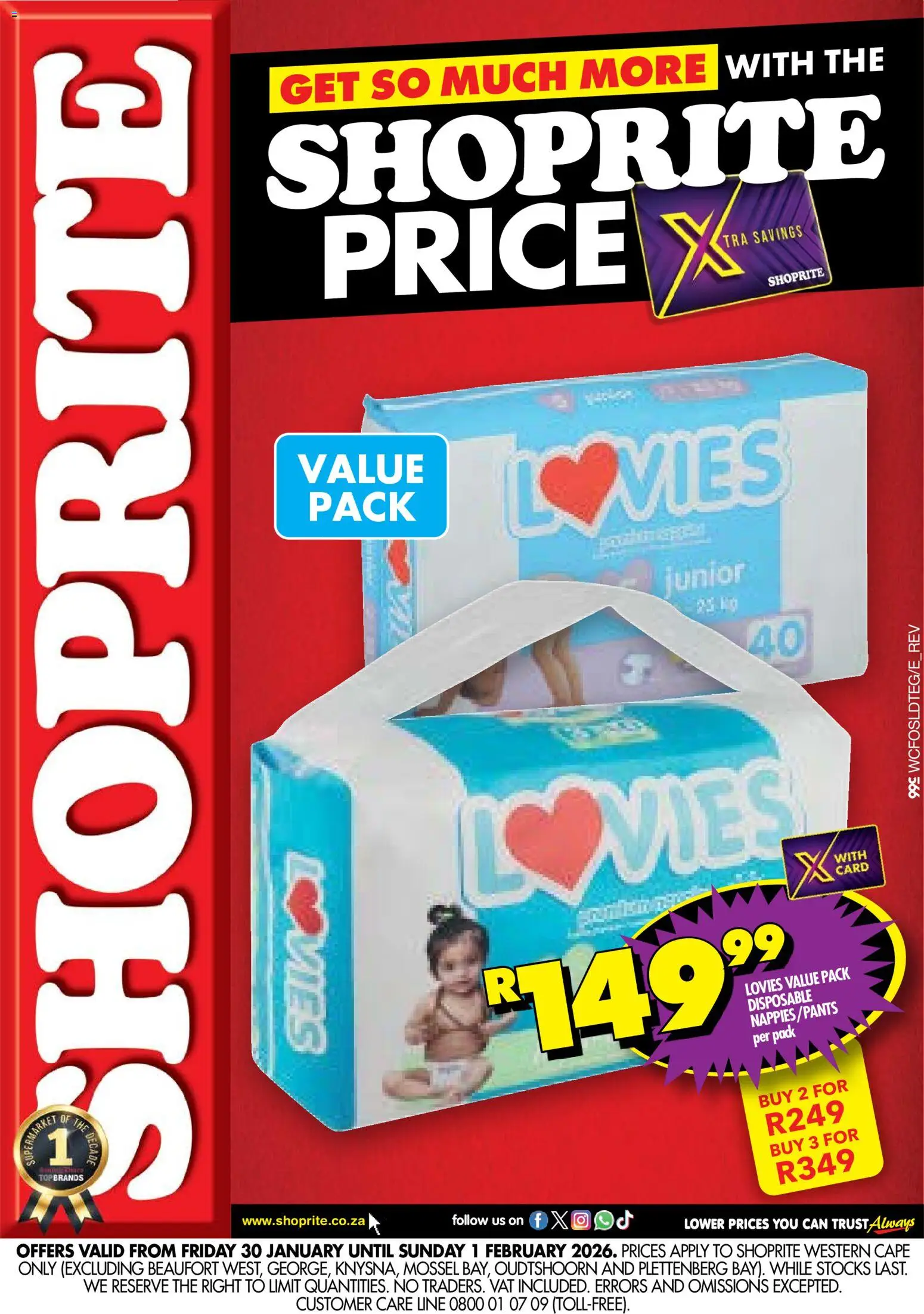 Preview of Shoprite flyer valid from 30/01/2026