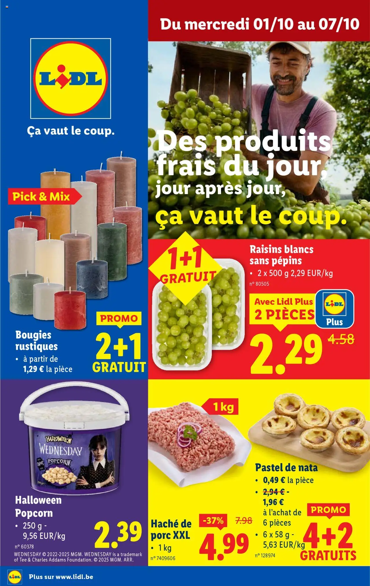 Lidl shop Folder de la semaine 40 geldig vanaf 01/10/2025 - Paginanummer 1