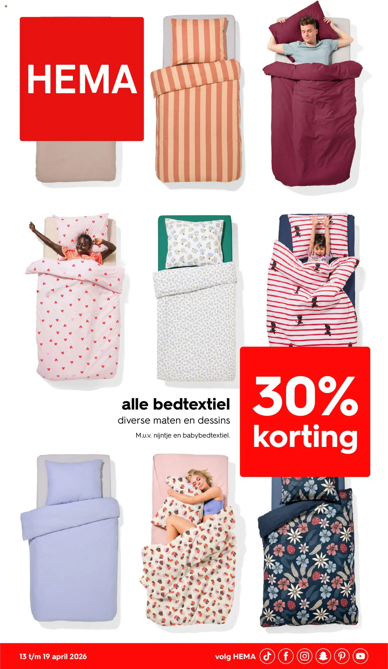 Voorbeeld van Hema Folder / Publicité van winkel Hema geldig vanaf 13/04/2026