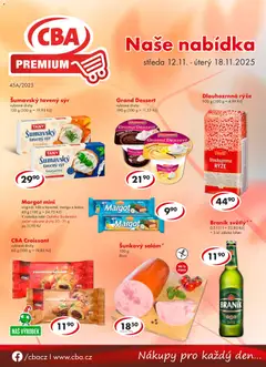 Náhled nabídky: CBA Leták - Premium platný od 12.11.2025