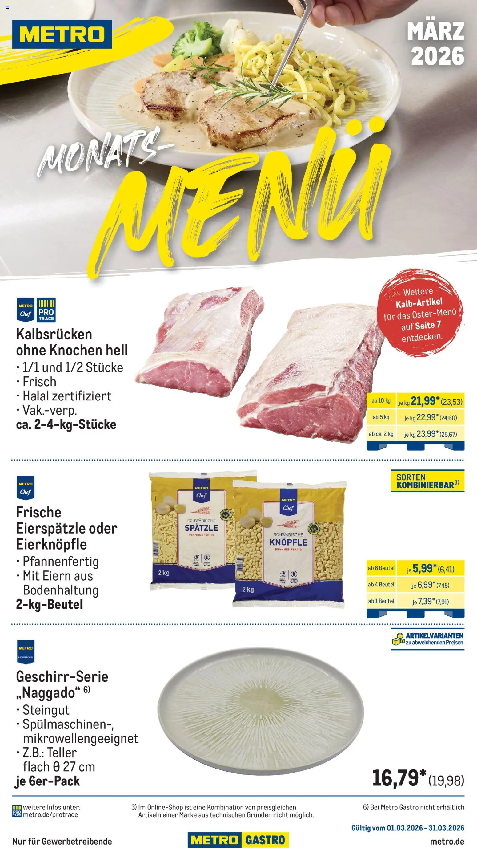 Vorschau von dem Prospekt des Geschäftes Metro, gültig ab dem 01.03.2026