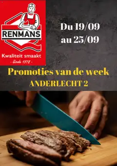 Voorbeeld van Folder / Publicité van winkel Renmans geldig vanaf 19/09/2025