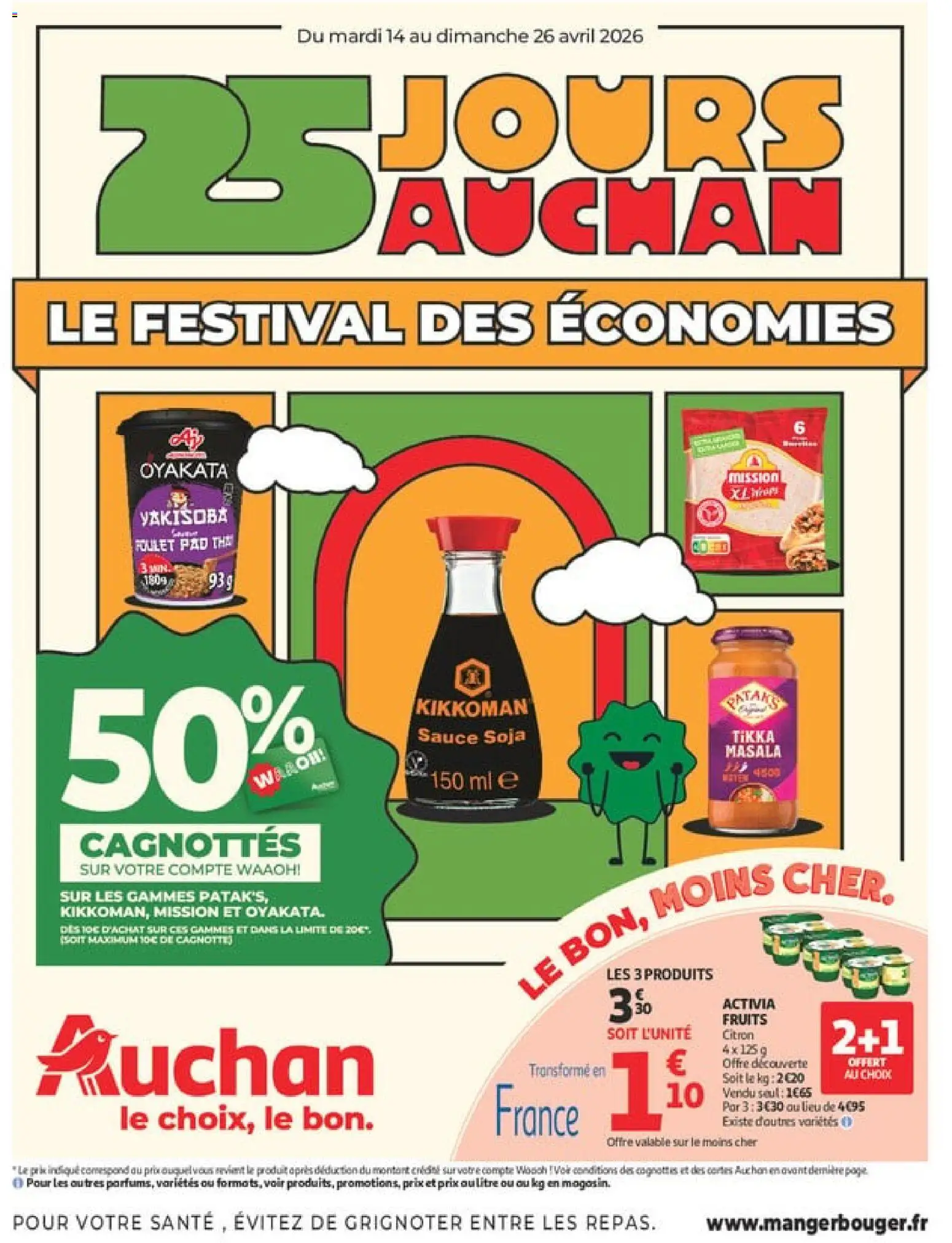 Voorbeeld van Auchan 25 jours d'hyper promos van winkel Auchan geldig vanaf 14/04/2026