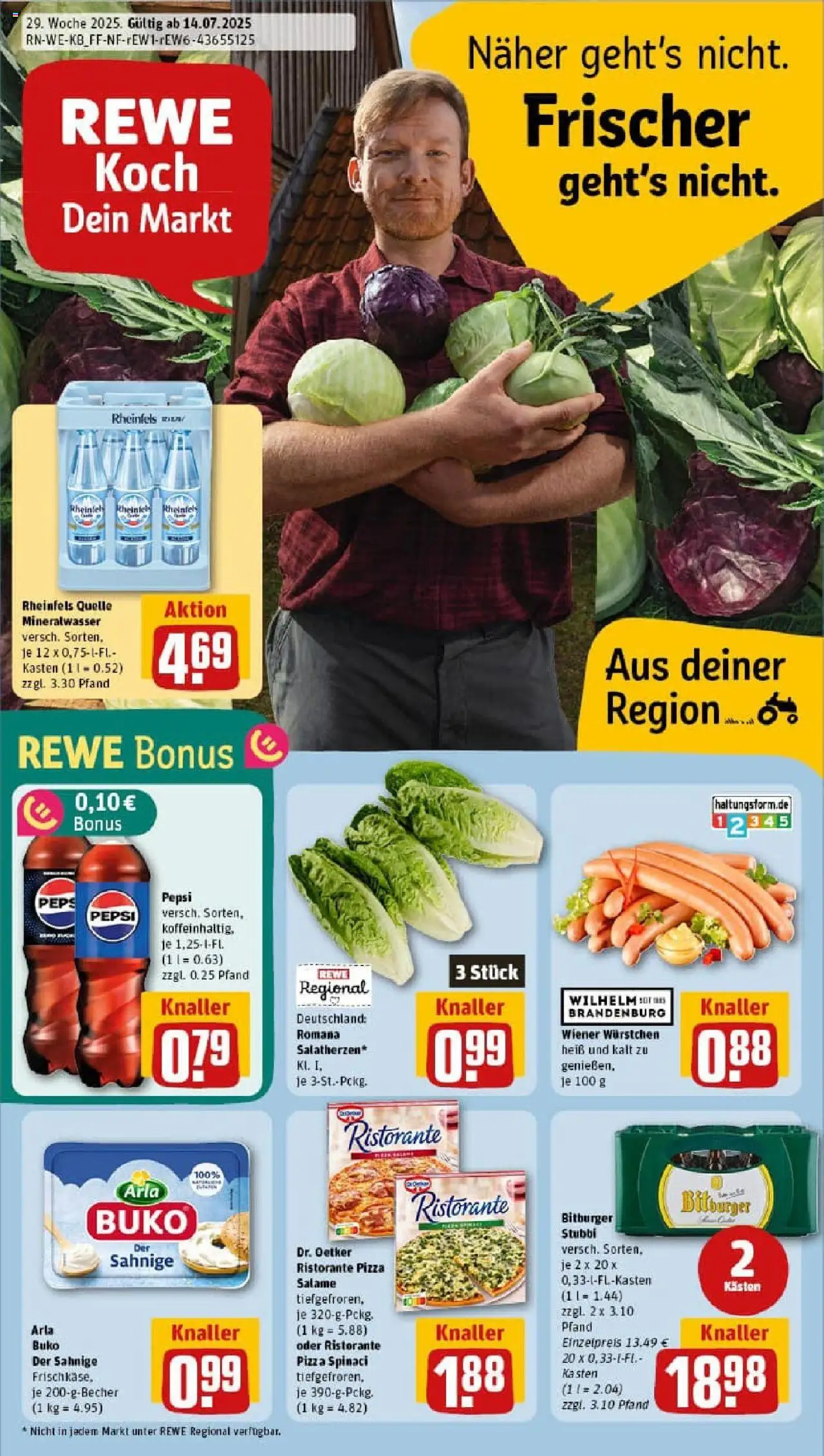 REWE Prospekt ab 13.07.2025 nächste Woche - Prospekt Adenau	