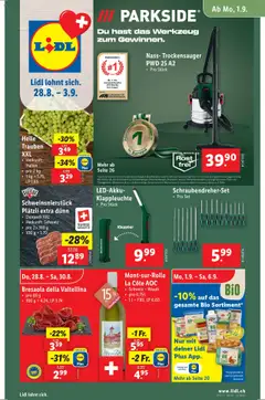 Vorschau des Merkblatts Aktionen vom Shop Lidl gültig von 28.08.2025 bis 03.09.2025