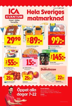 Förhandsgranska reklamblad Ystad från butik ICA Kvantum gäller från 28/07/2025