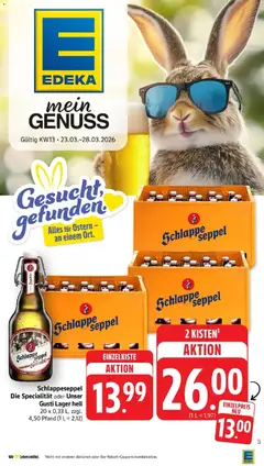 Vorschau von dem Prospekt des Geschäftes Edeka, gültig ab dem 23.03.2026