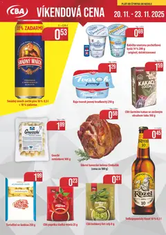 Náhľad CBA Komfos letáku platného od 27.11.2025