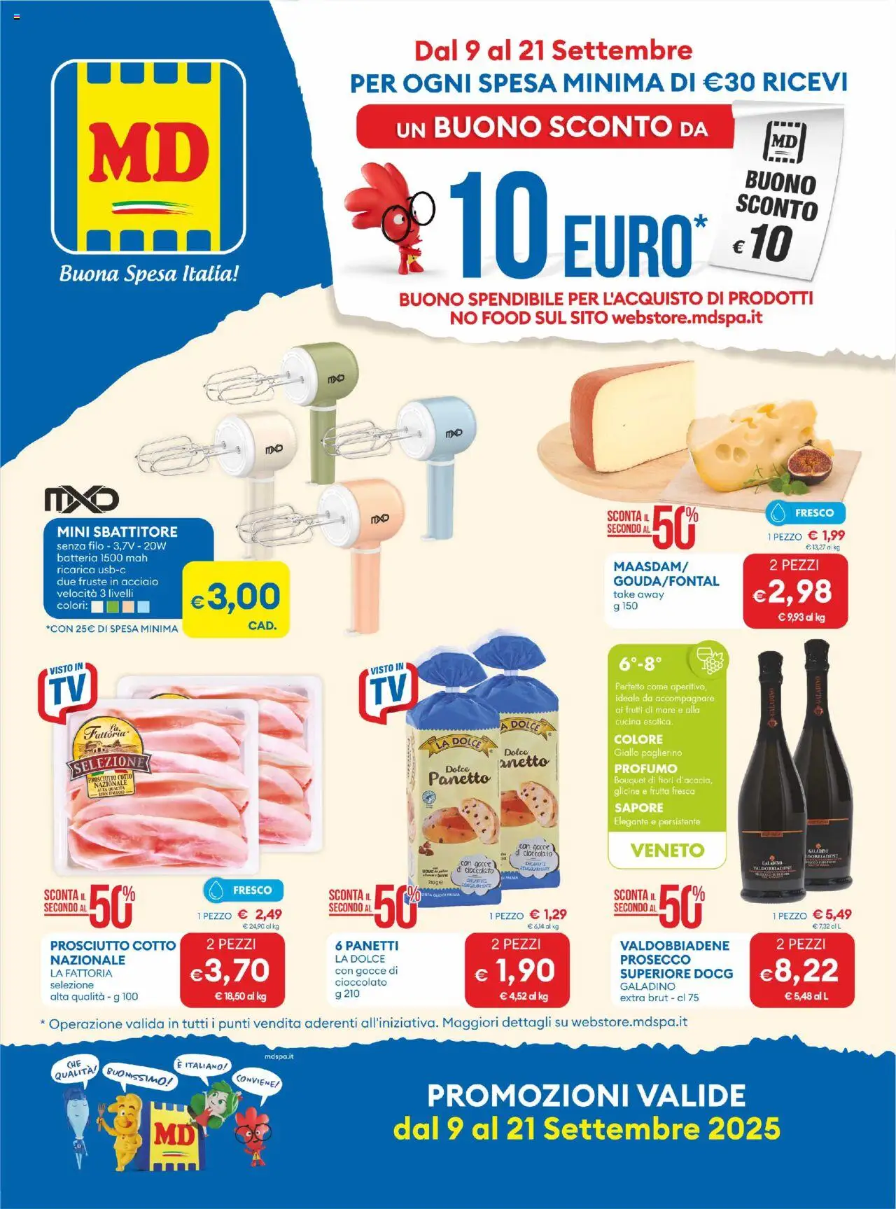 Volantino MD Discount valido da 09/09/2025 numero di pagina 1