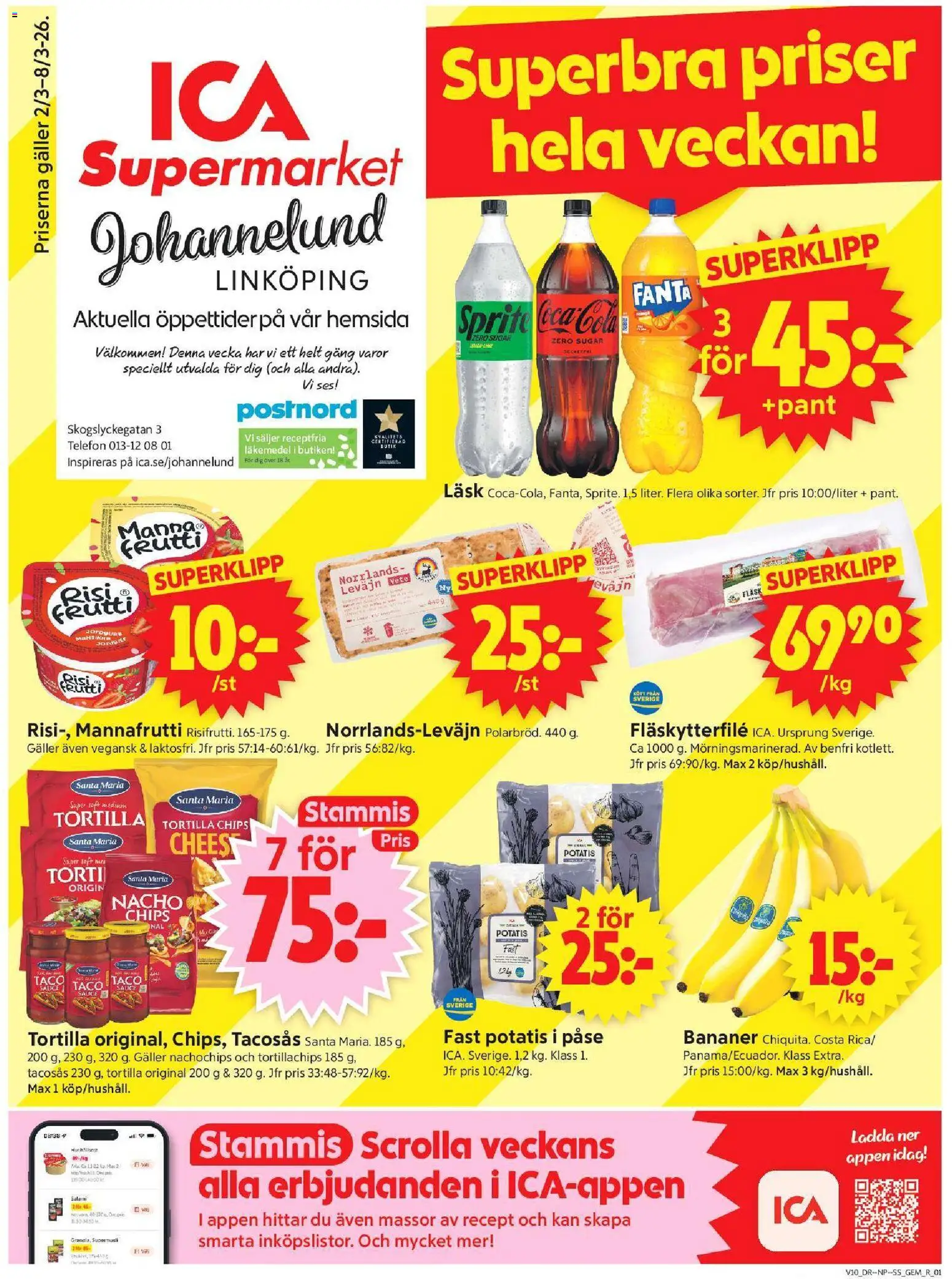 Förhandsgranska reklamblad Linköping från butik ICA Supermarket gäller från 02/03/2026