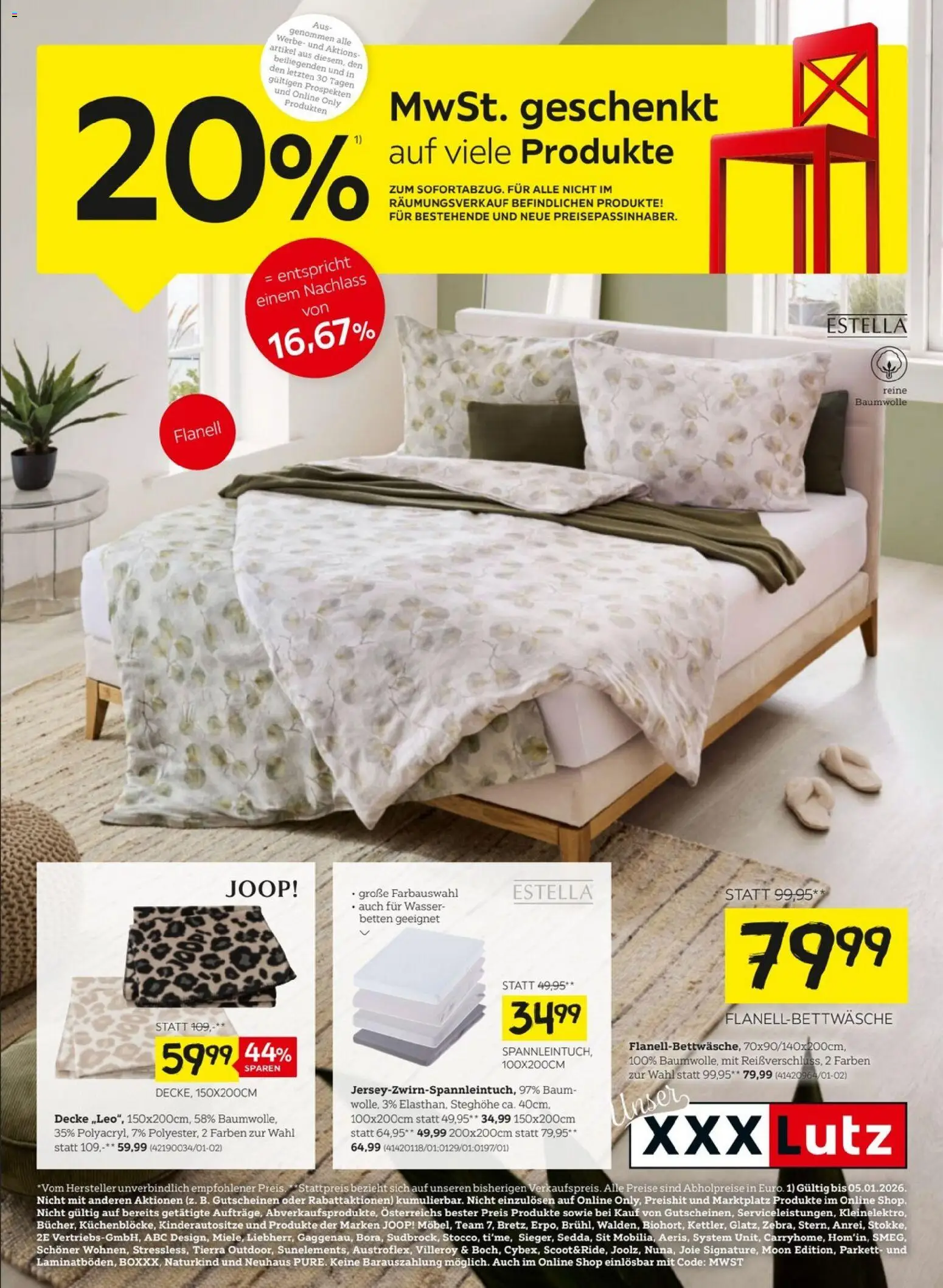 Vorschau der Angebote: XXXLutz Heimtextilien gültig ab 29.12.2025