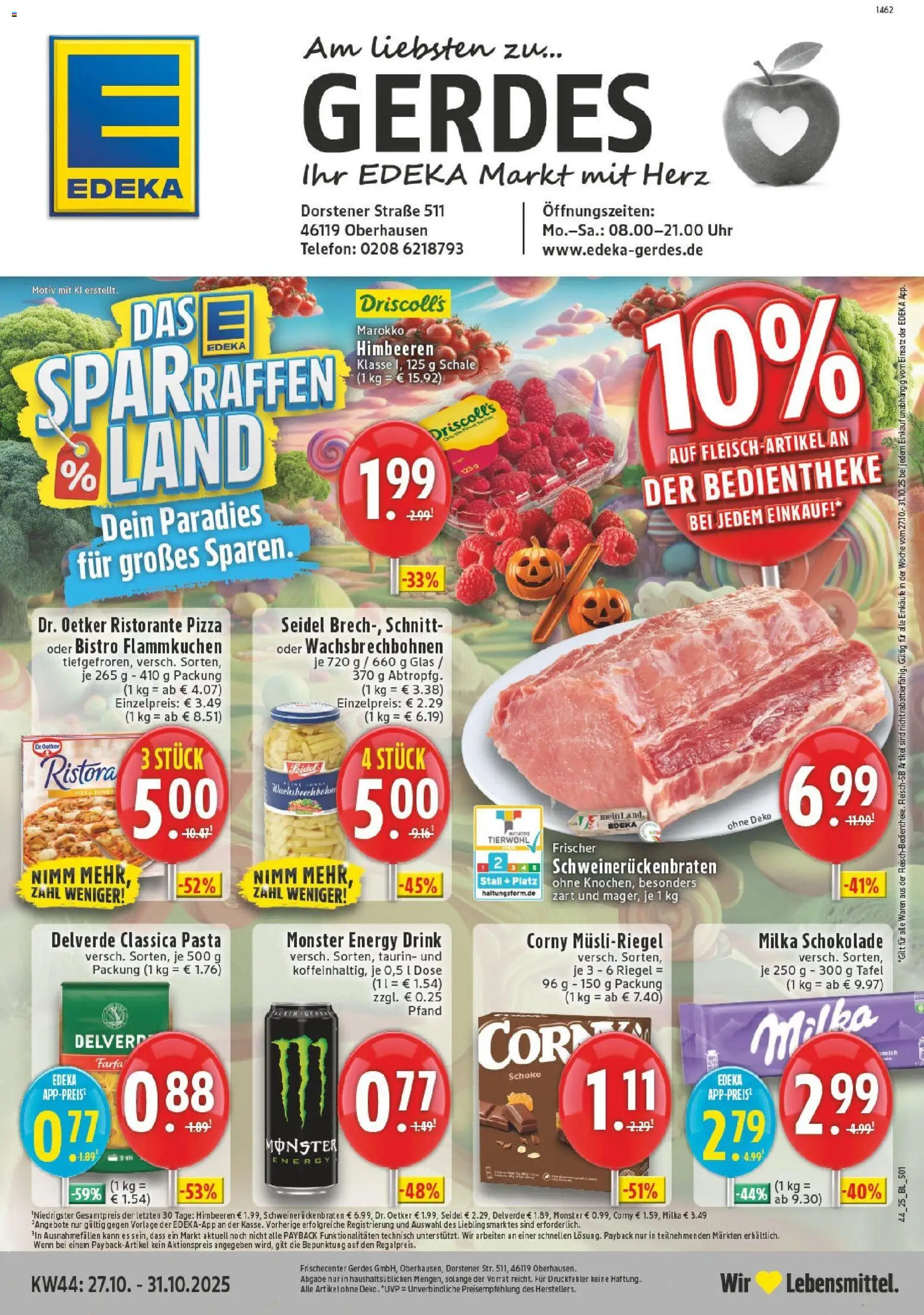 Vorschau von dem Prospekt des Geschäftes Edeka, gültig ab dem 26.10.2025