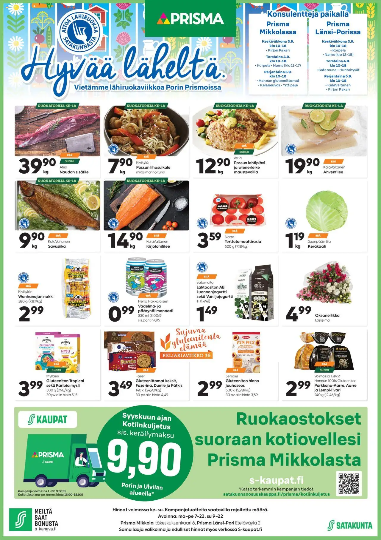 Prisma-kaupan Tarjoukset voimassa 03/09/2025 - Sivulla 1