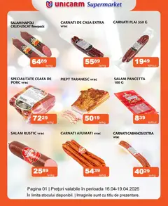 Previzualizarea de cataloage: Unicarm Unicarm Catalog Carne valabil de la 16.04.2026