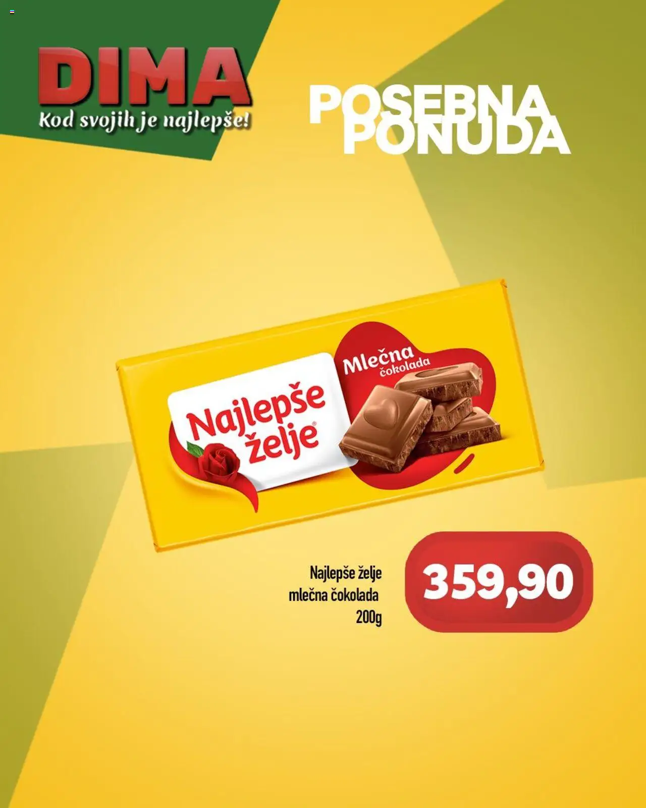 VP Dima katalog važi od 09.09.2025 - stranica 1 - Čokolada, Mlečna čokolada