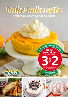 Forhåndsvis Bake kake søte fra butikk Joker gyldig fra 03/11/2025