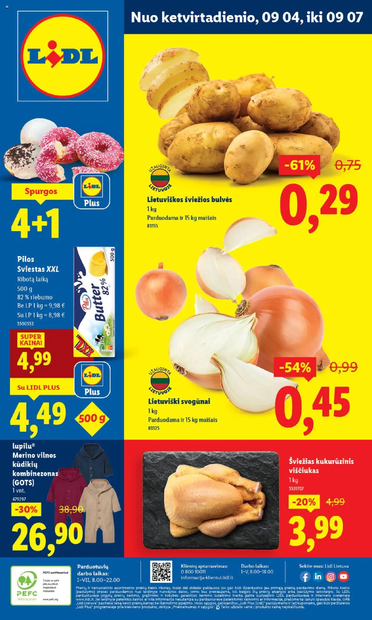 LIDL leidinys galioja nuo 2025.09.04 – puslapio numeris 1