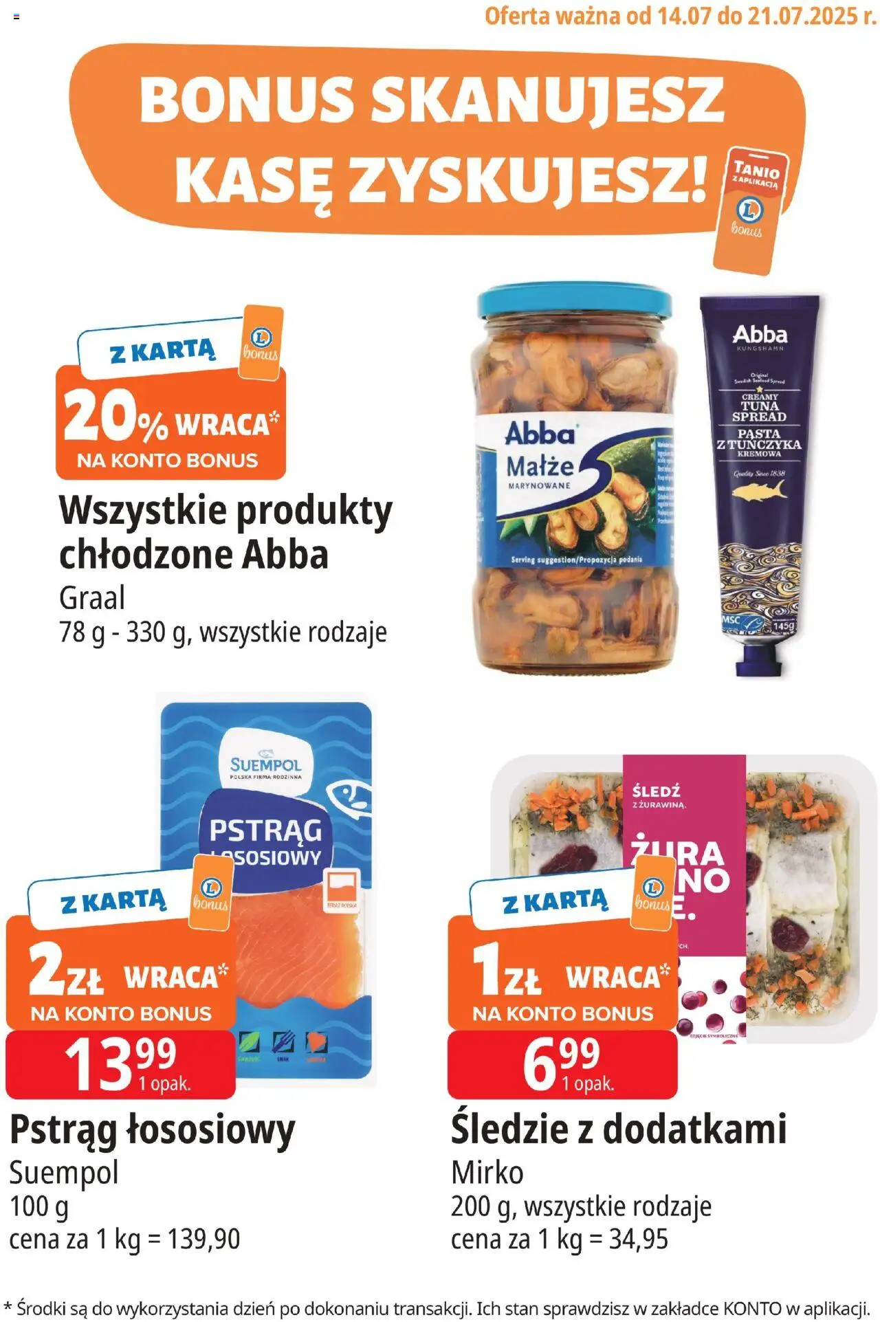 E.Leclerc Warszawa Ursynów kupony dodatkowe od 14.07.2025 - Nowa Gazetka - Numer strony 1