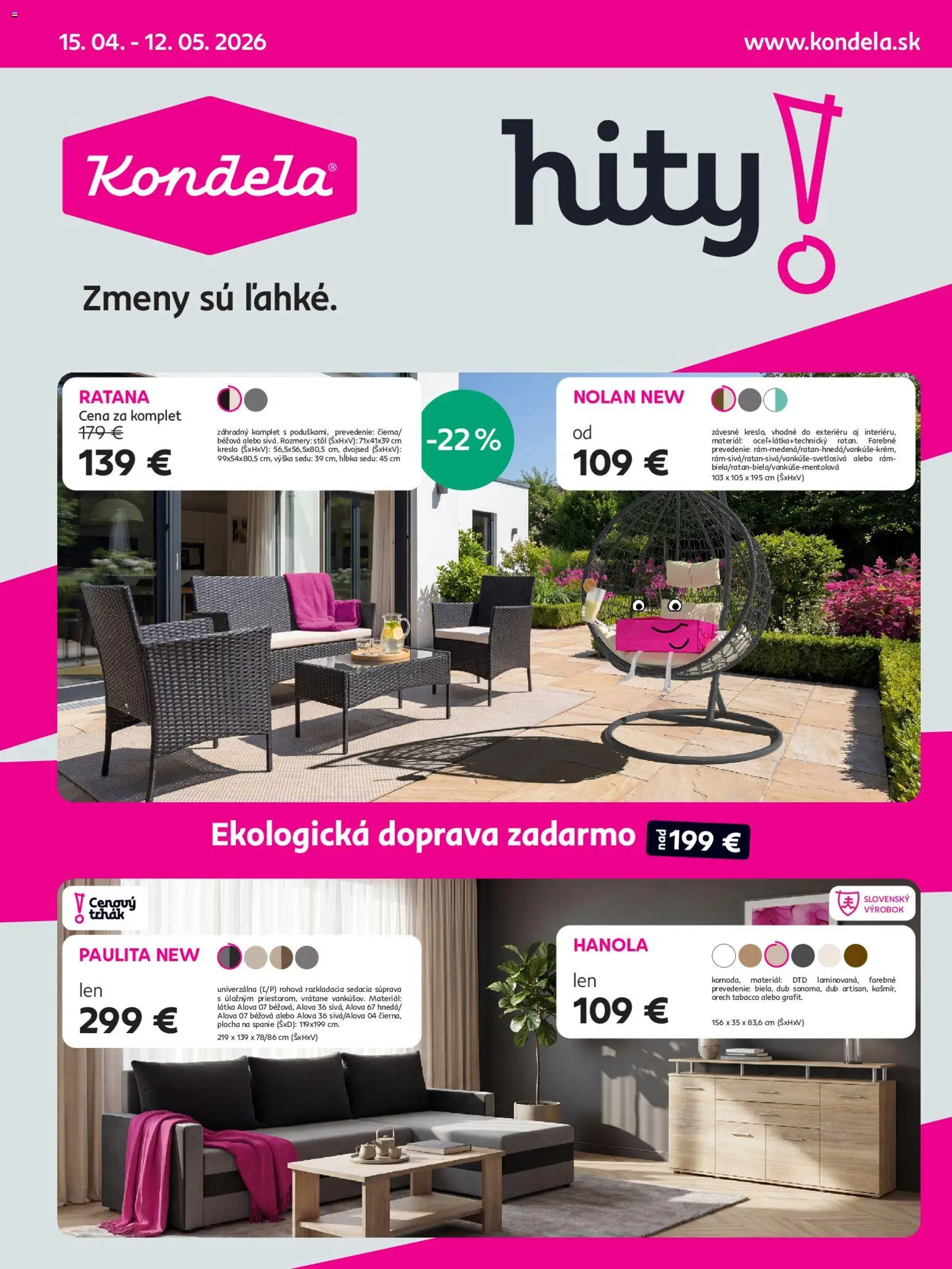 Náhľad Kondela letáku platného od 15.04.2026